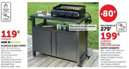 Hyper U Cook in garden plancha à gaz tempo offre