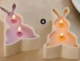 Hyper U Bougie parfumee 2 meches lapin offre