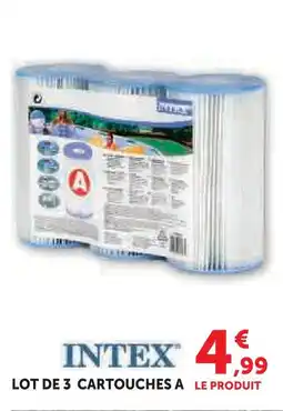 Hyper U Intex lot de 3 cartouches a offre