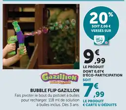 Hyper U Gazillion bubble flip gazillion offre