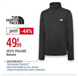 Intersport The north face veste polaire homme offre