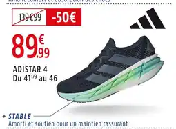 Intersport Adidas adistar 4 offre