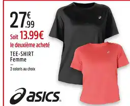 Intersport Asics tee-shirt femme offre