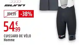 Intersport Sunn cuissard de vélo homme offre
