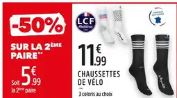 Intersport Lcf outdoor chaussettes de vélo offre