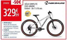 Intersport Nakamura vélo complite evo junior offre