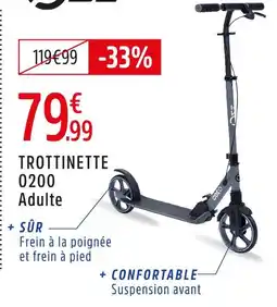 Intersport Trottinette 0200 adulte offre
