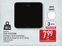 ALDI AMBIANO Pèse-personne offre