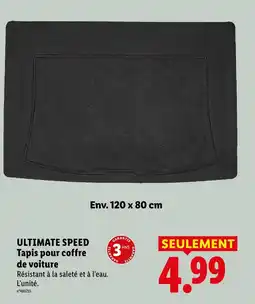 Lidl Ultimate speed tapis pour coffre de voiture offre