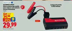 Lidl Ultimate speed aide au démarrage mobile pour voitures avec batterie externe powerbank offre
