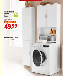 Lidl Livarno home meuble pour machine à laver offre