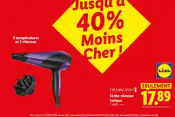 Lidl Remington sèche-cheveux ionique offre
