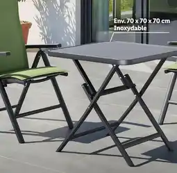 Lidl Table pliante en aluminium houston offre