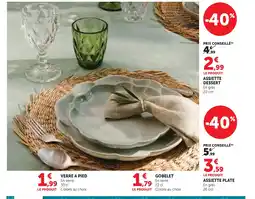 Super U Verre à pied offre