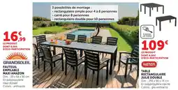 Super U Grandsoleil fauteuil empilable maxi amazon offre