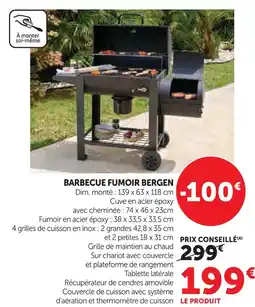 Super U Bergen barbecue fumoir offre