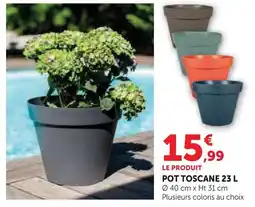 Super U Pot toscane 23 l offre