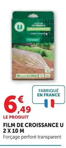 Super U U film de croissance 2 x 10 m offre