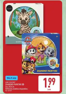ALDI HOME CREATION Diamond painting offre