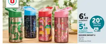 Super U U gourde enfant offre