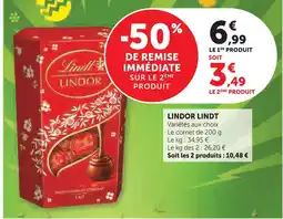 U Express Lindor lindt offre