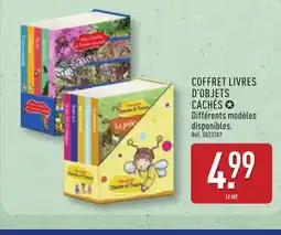 ALDI Coffret livres d'objets cachés offre