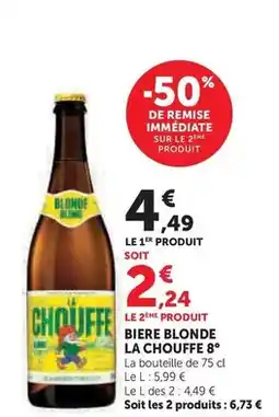 Hyper U La chouffe - biere blonde 8° offre