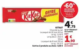Hyper U Nestlé - kit kat offre