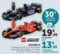 Hyper U Lego - voiture f1 offre