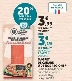 Hyper U U - magret de canard de nos regions offre
