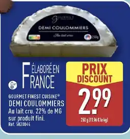 ALDI GOURMET FINEST CUISINE Demi coulommiers offre