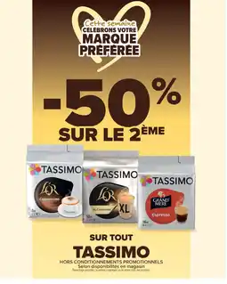 Carrefour Market TASSIMO sur tout offre