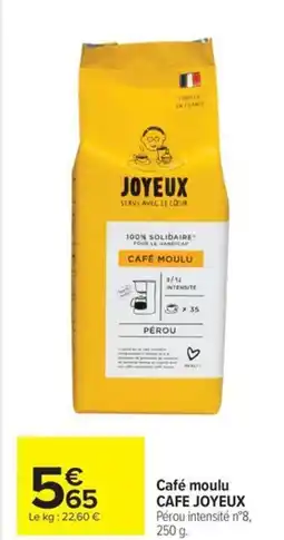 Carrefour Market CAFE JOYEUX Café moulu offre