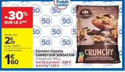 Carrefour Market CARREFOUR SENSATION Céréales Crunchy offre
