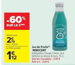 Carrefour Market INNOCENT Jus de Fruits offre