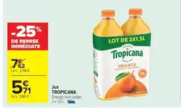Carrefour Market TROPICANA Jus offre