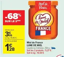 Carrefour Market LUNE DE MIEL Miel de France offre