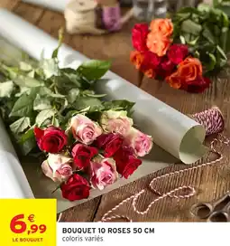 Intermarché Hyper Bouquet 10 roses offre