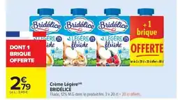 Carrefour Market BRIDÉLICE Crème Légère offre