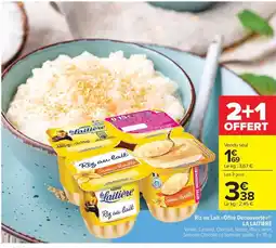Carrefour Market LA LAITIÈRE Riz au Lait Offre Découverte offre