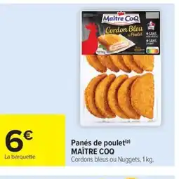 Carrefour Market MAÎTRE COQ Panés de poulet offre