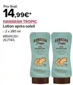 Costco Hawaiian tropic lotion après-soleil offre