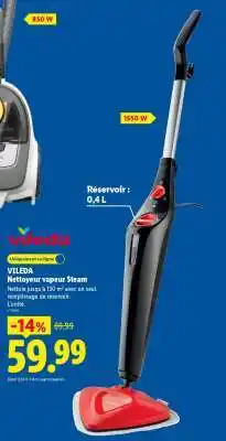 Lidl VILEDA Nettoyeur vapeur Steam offre