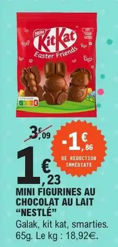 E.Leclerc Mini Figurines au Chocolat au Lait 'Nestlé' offre