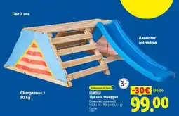 Lidl LUPILU Tipi avec toboggan offre