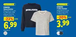 Lidl ESMARA Sweat femme offre