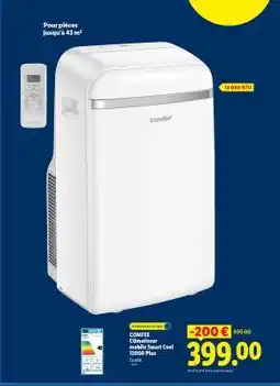 Lidl COMFEE Climatiseur mobile Smart Cool 12000 Plus offre