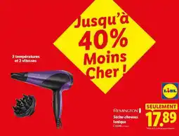 Lidl Sèche-cheveux ionique Remington offre