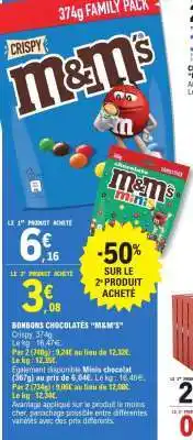 E.Leclerc Bonbons Chocolatés M&M's offre