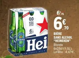 E.Leclerc Bière Sans Alcool Heineken offre